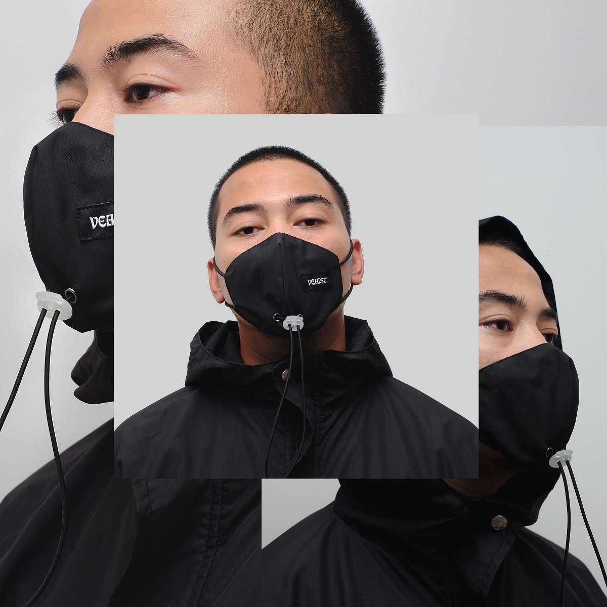 FLAGE BLACK MASK - VEARST