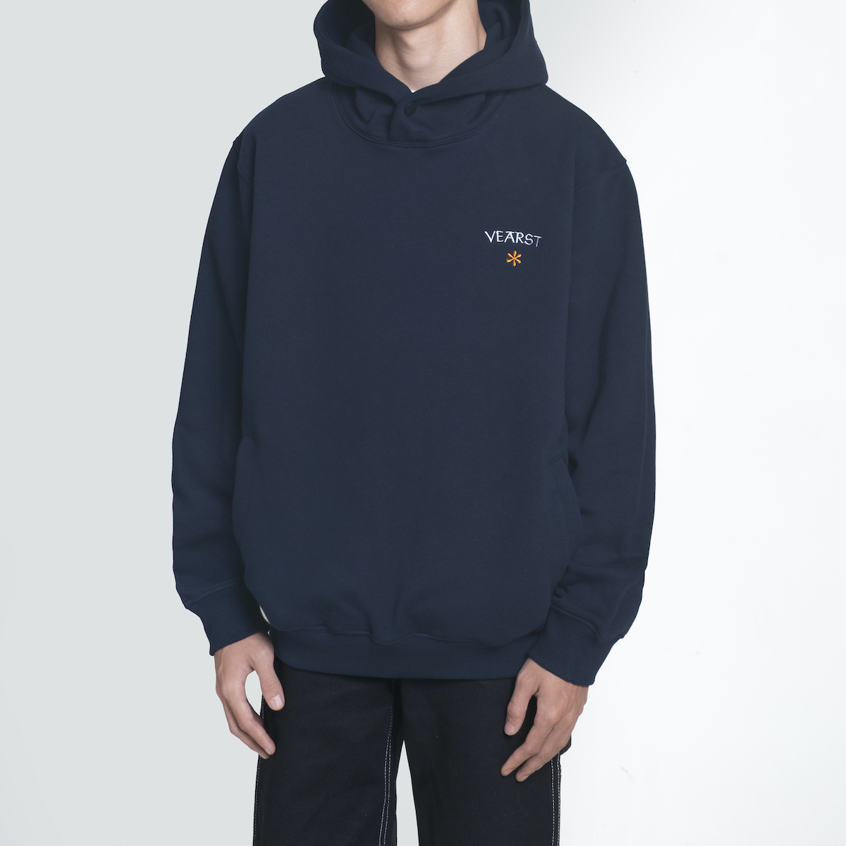 Cole Navy Pullover Hoodie