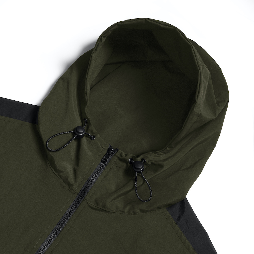 Cliff Olive Black Anorak Two Tone