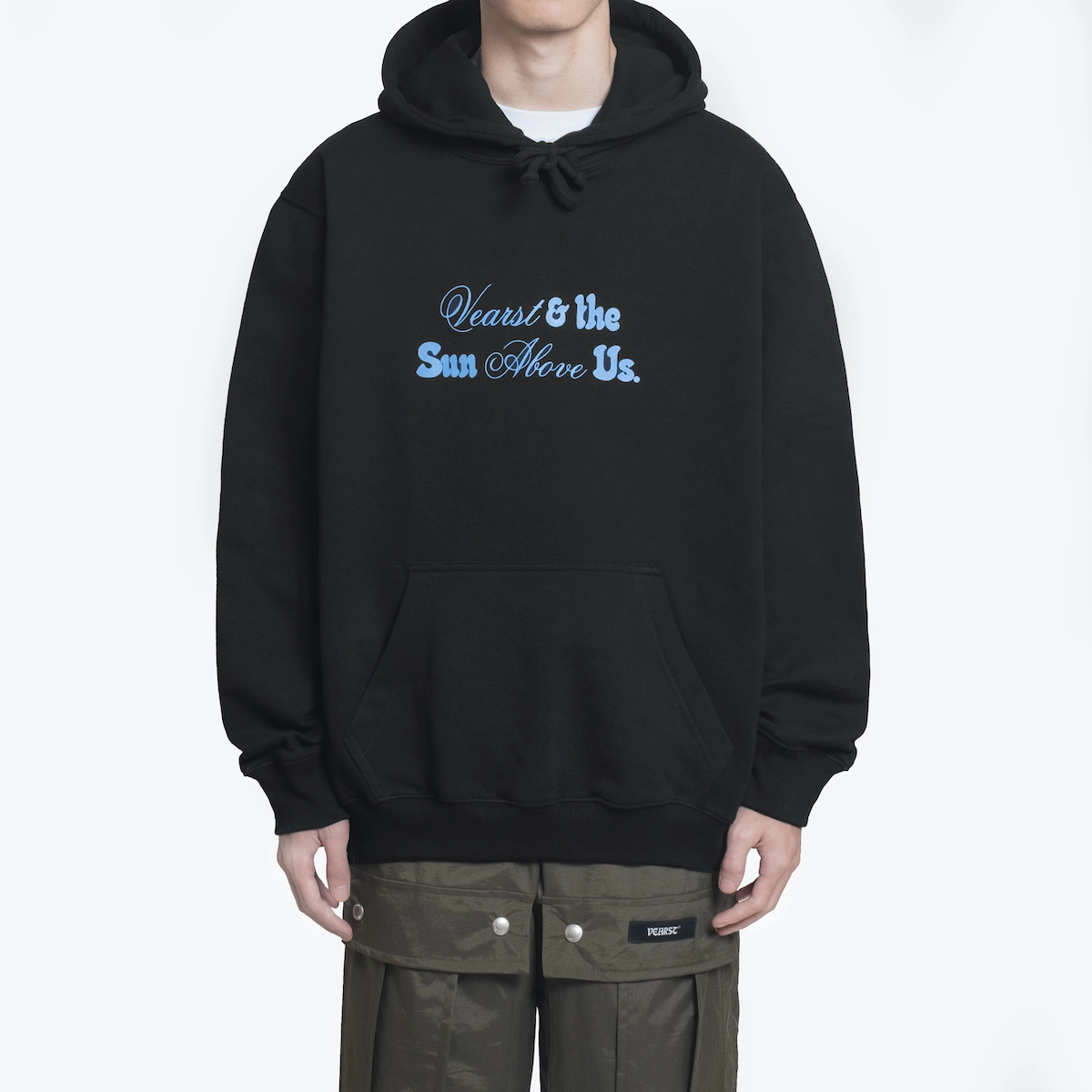 Above Black Pullover Hoodie - Image 2