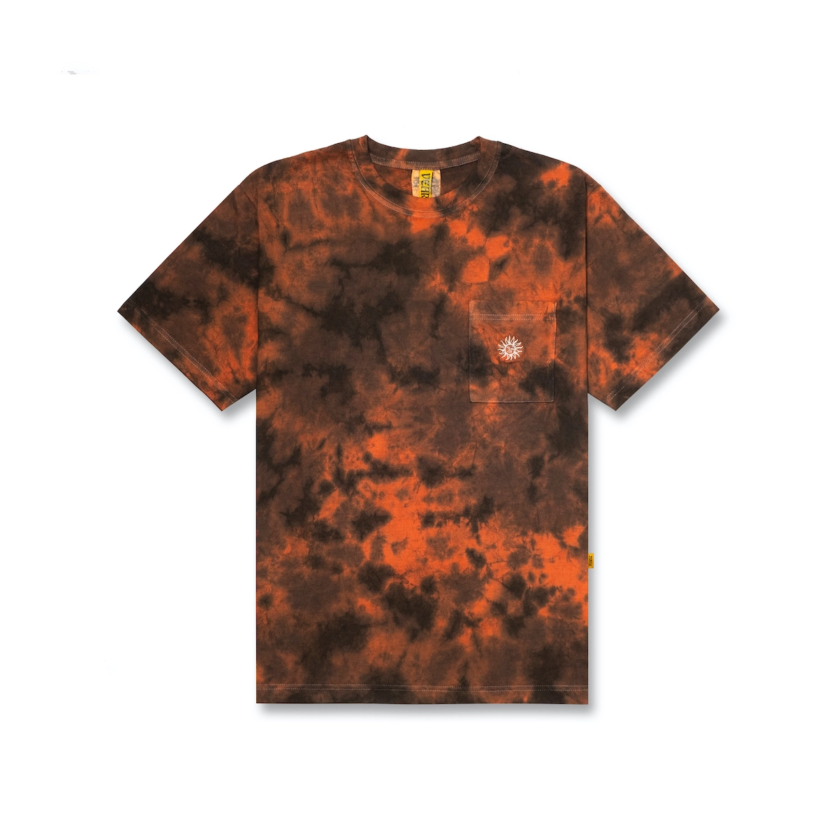 Beth Tie Dye Orange Black