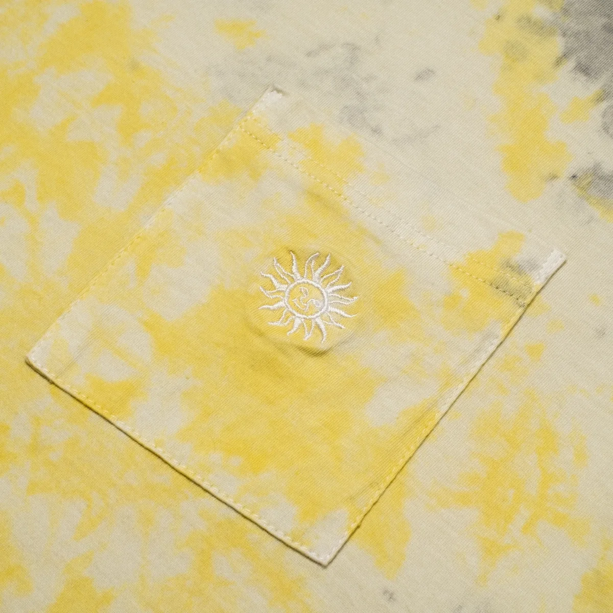 Beth Tie Dye Yellow Grey - Image 3