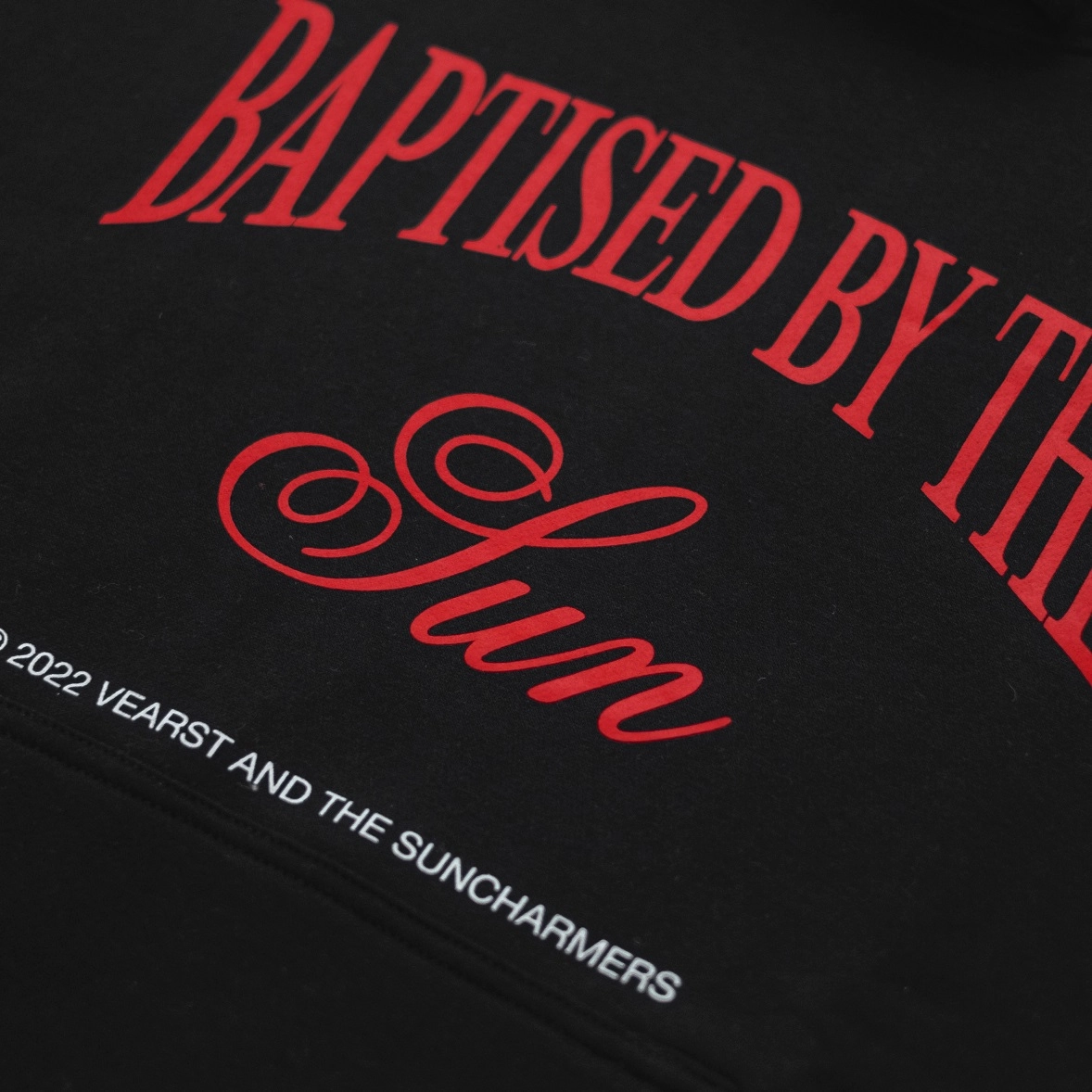 Borrough Pullover Hoodie Black - Image 3