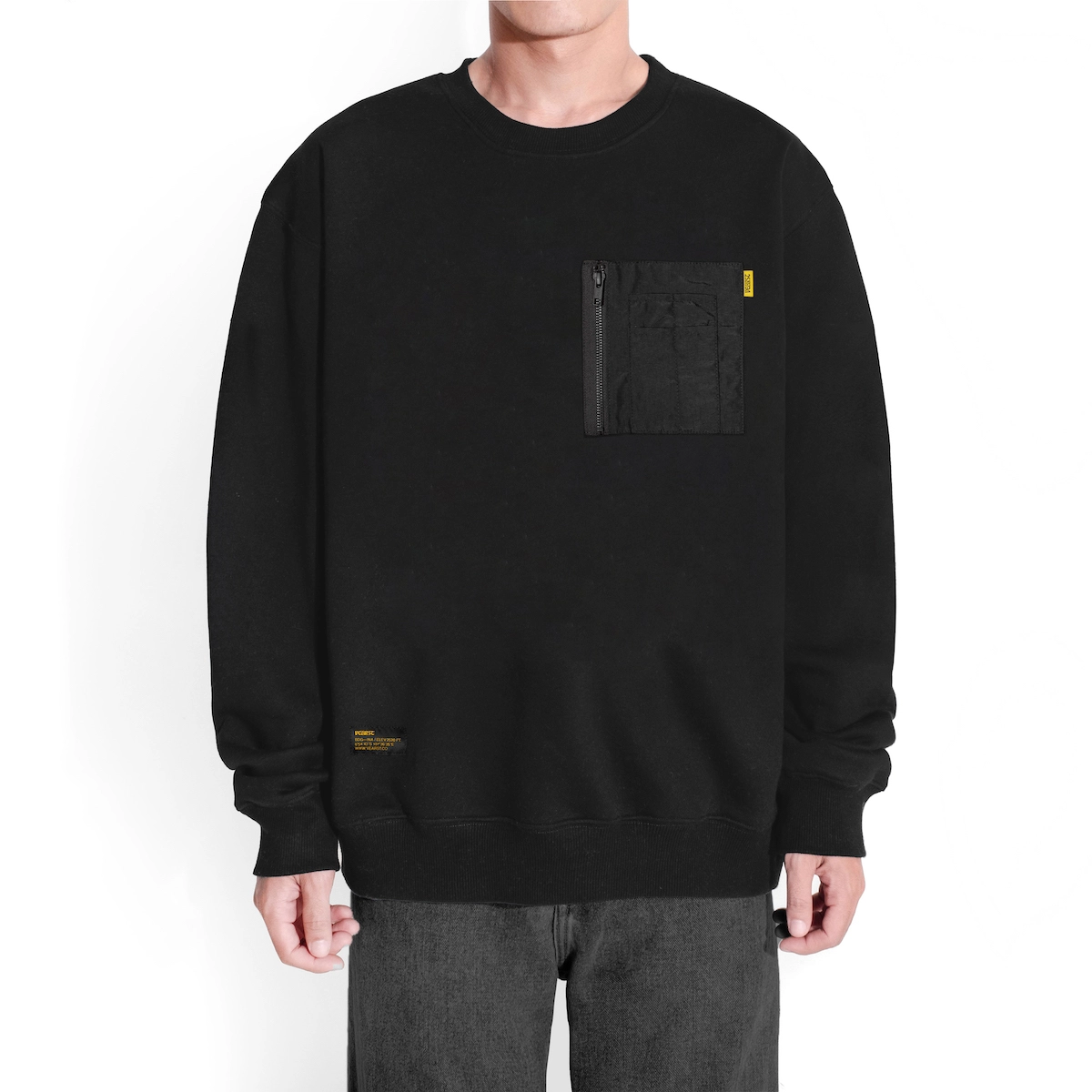 Cave Crewneck Black - Image 2