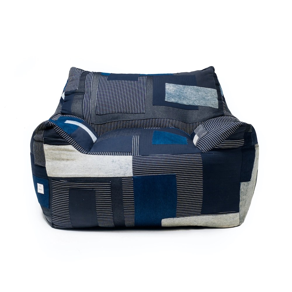 Vearst Grammars Sofa Denim Patchwork