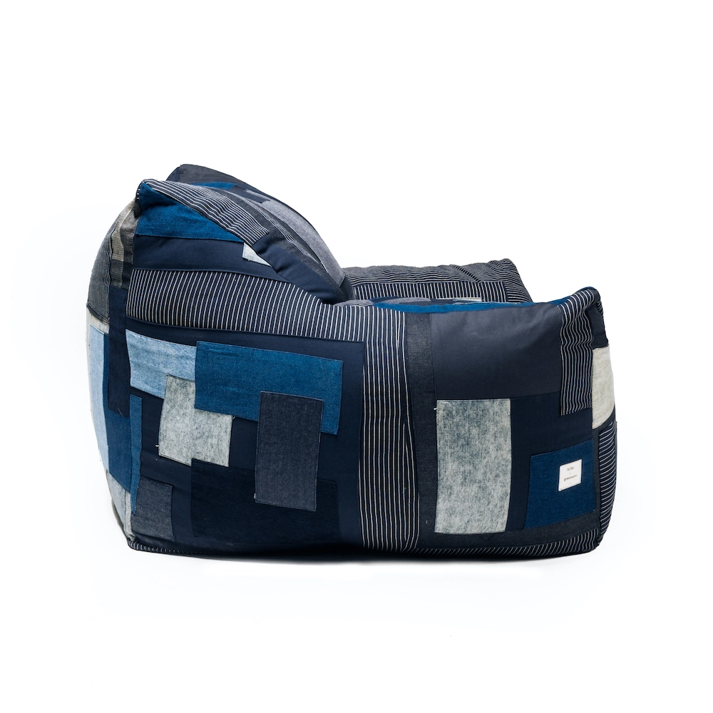 Vearst Grammars Sofa Denim Patchwork - Image 2