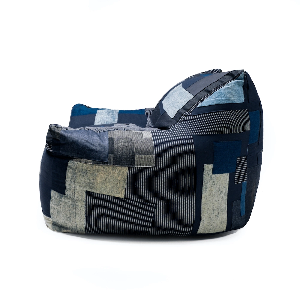 Vearst Grammars Sofa Denim Patchwork - Image 4