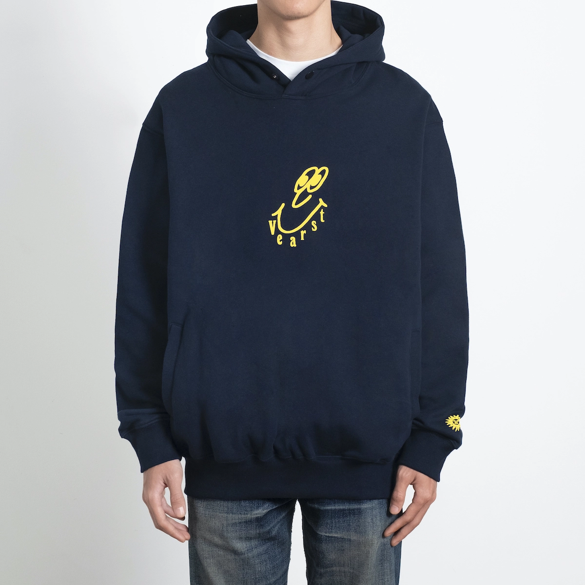Melvin Navy Pullover Hoodie - Image 2