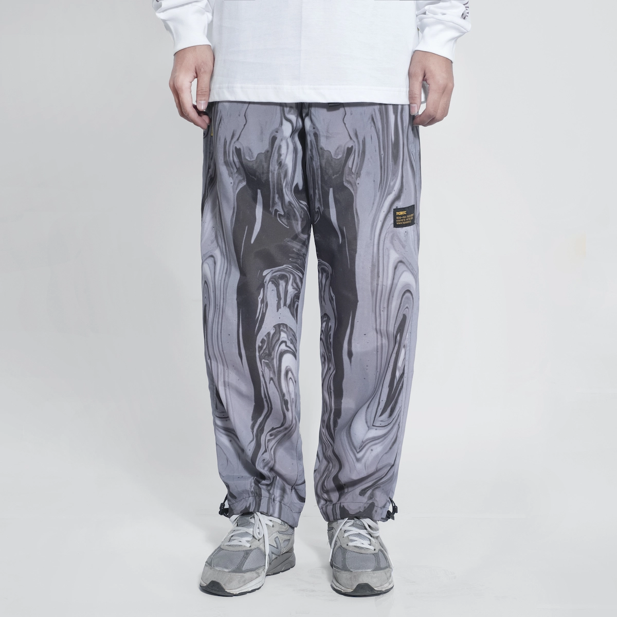 Miles Trackpants Printed Marble - Image 2