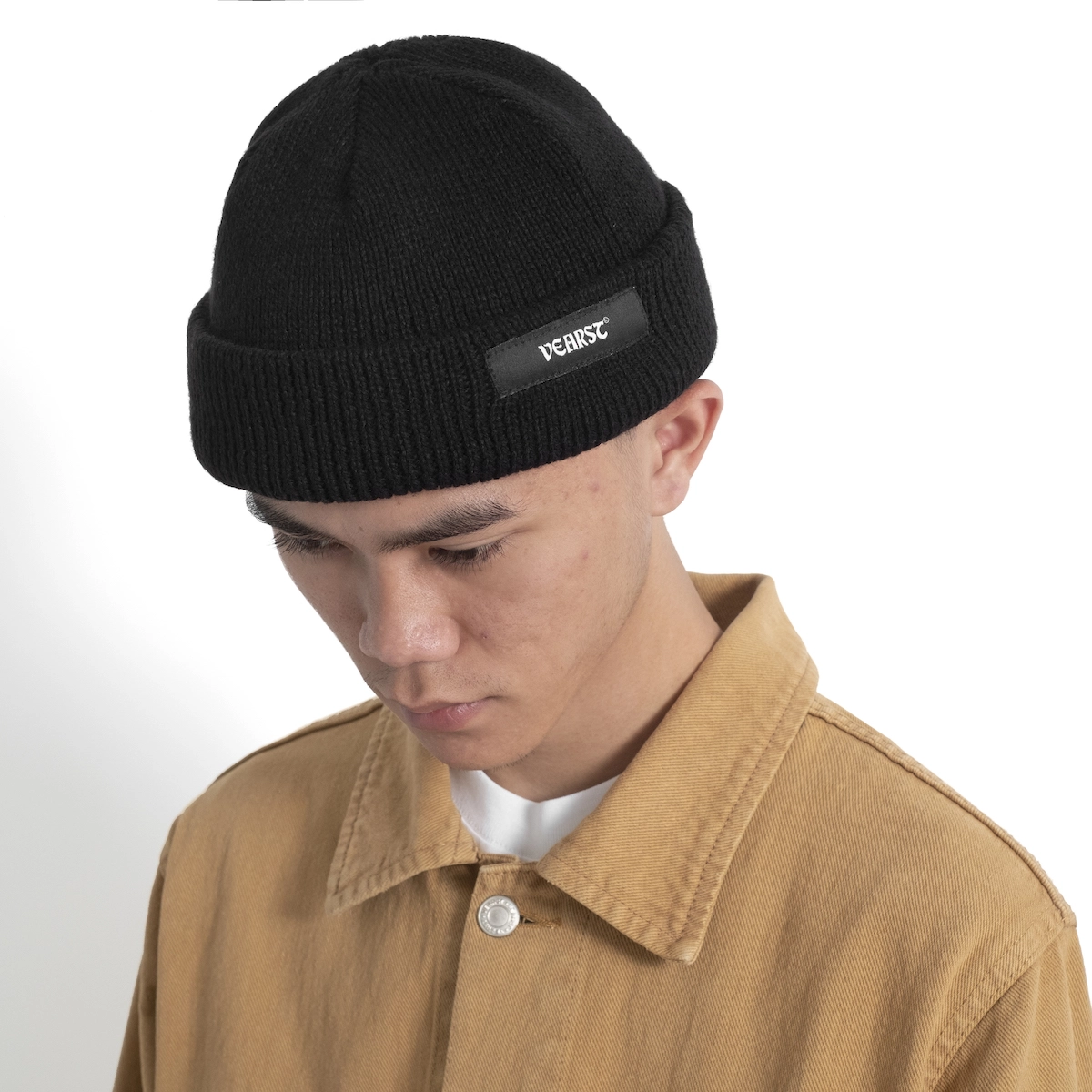 Minks Black Beanie Hat - Image 2