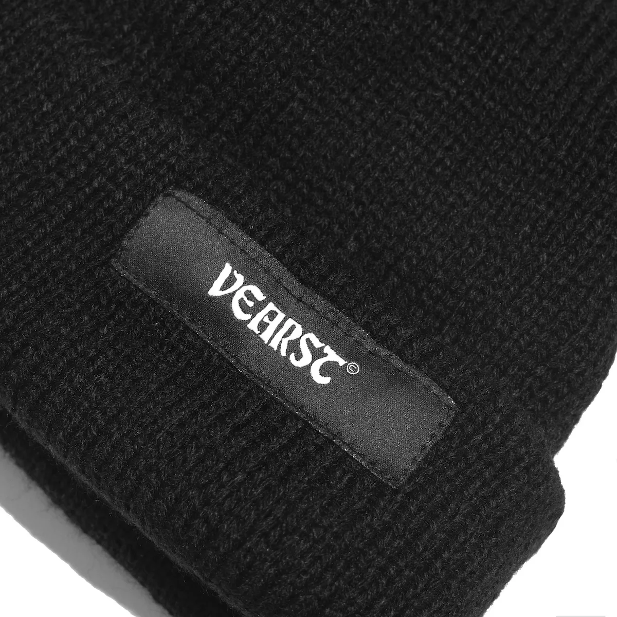 Minks Black Beanie Hat - Image 3