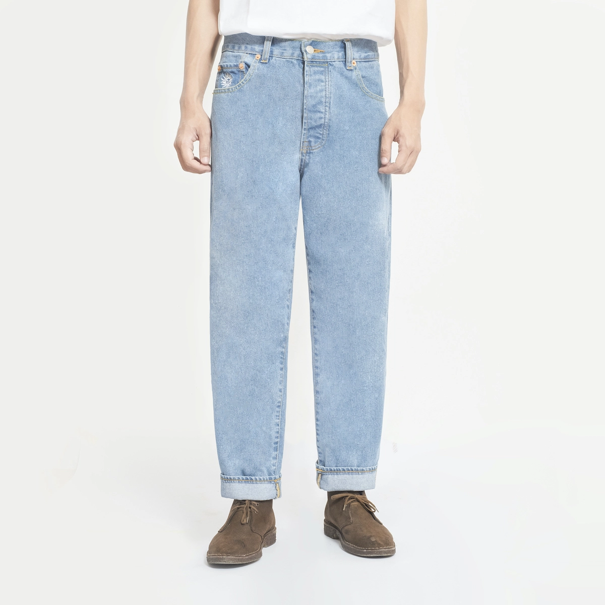 Phantom Light Blue Tapered Pants - Image 2