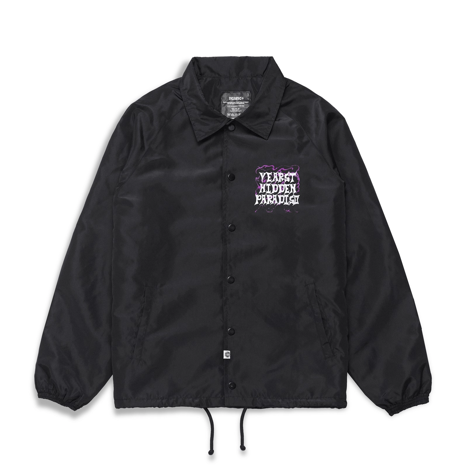 Seeds Black Windbreaker