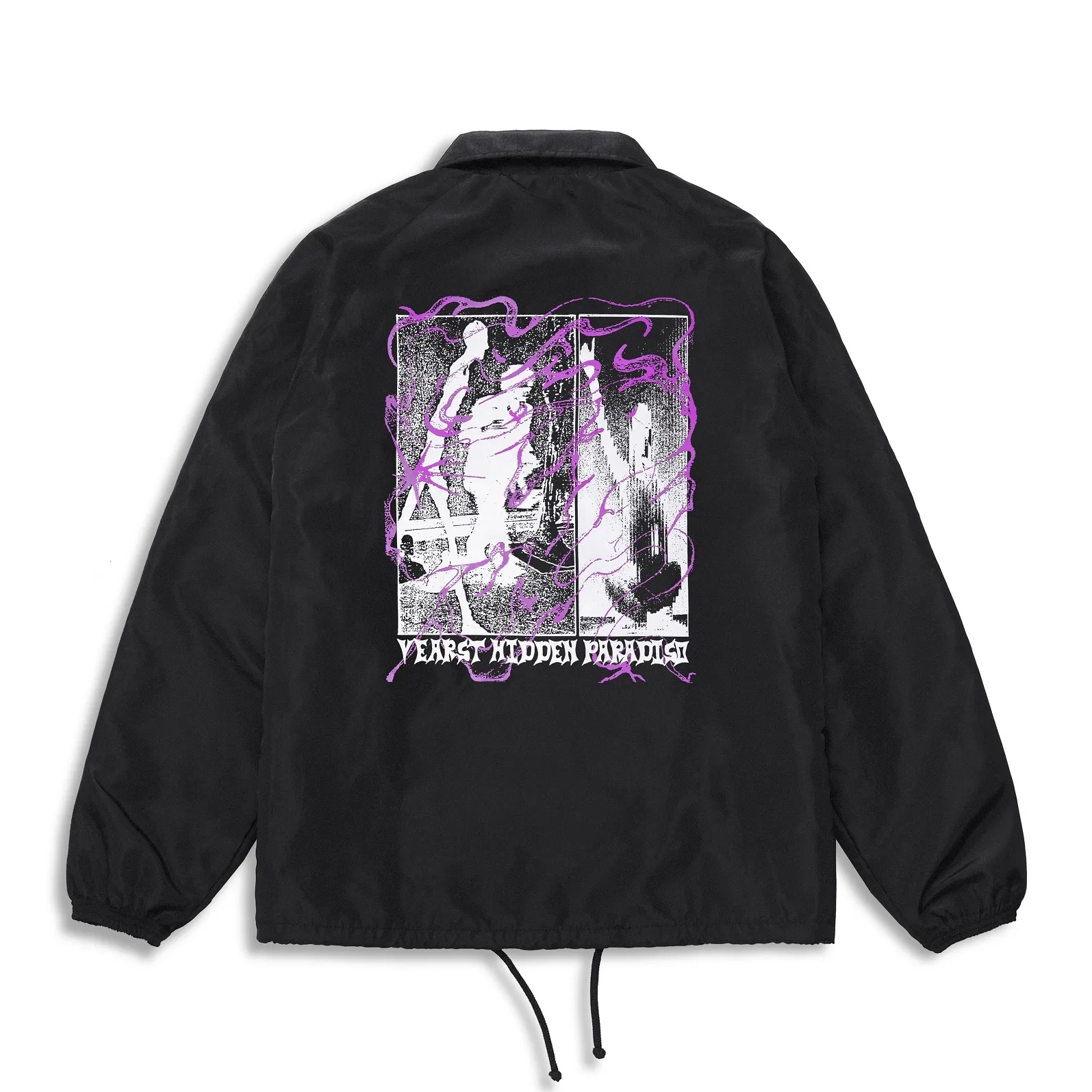Seeds Black Windbreaker - Image 3