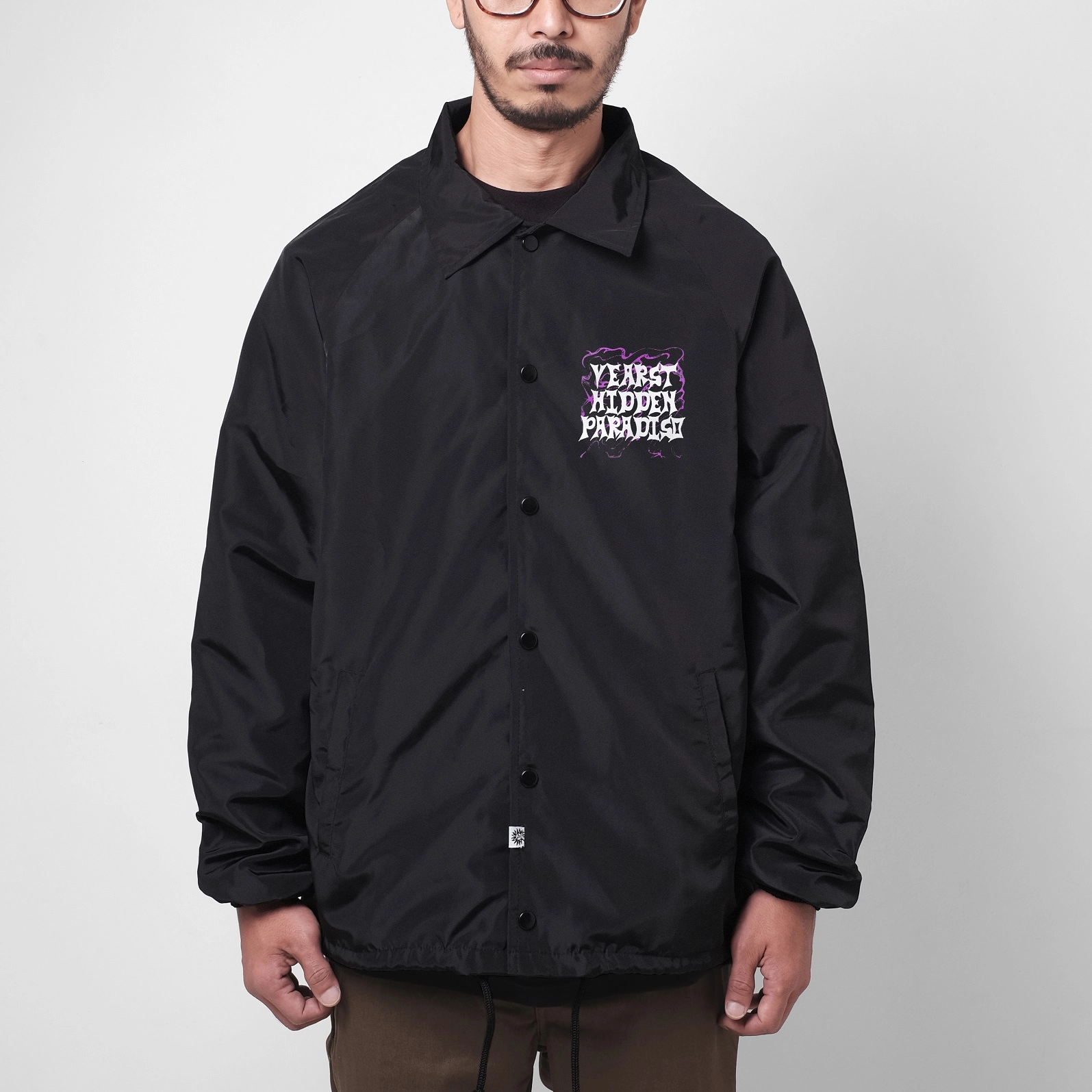 Seeds Black Windbreaker - Image 2