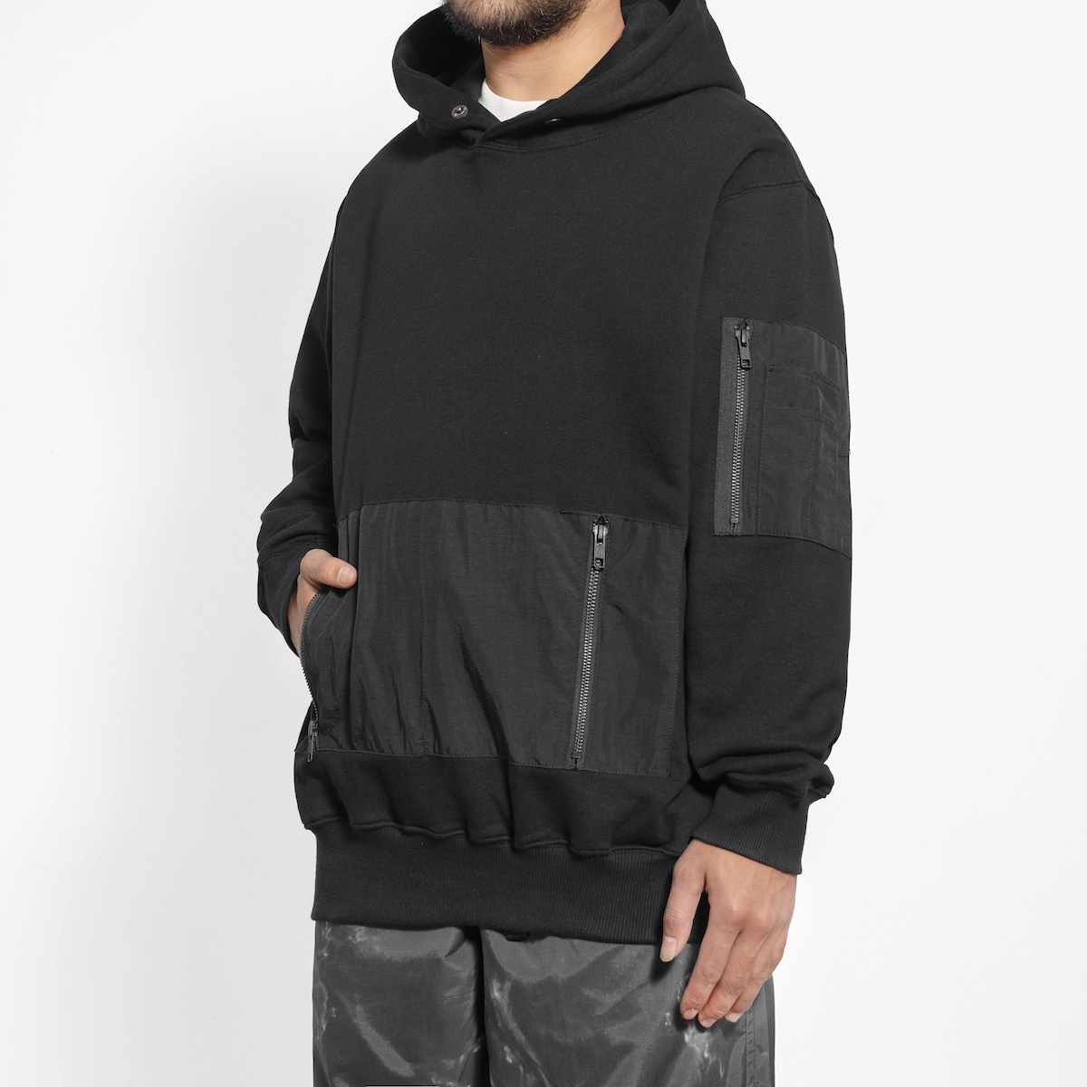 Sam Black Pullover Hoodie - Image 2