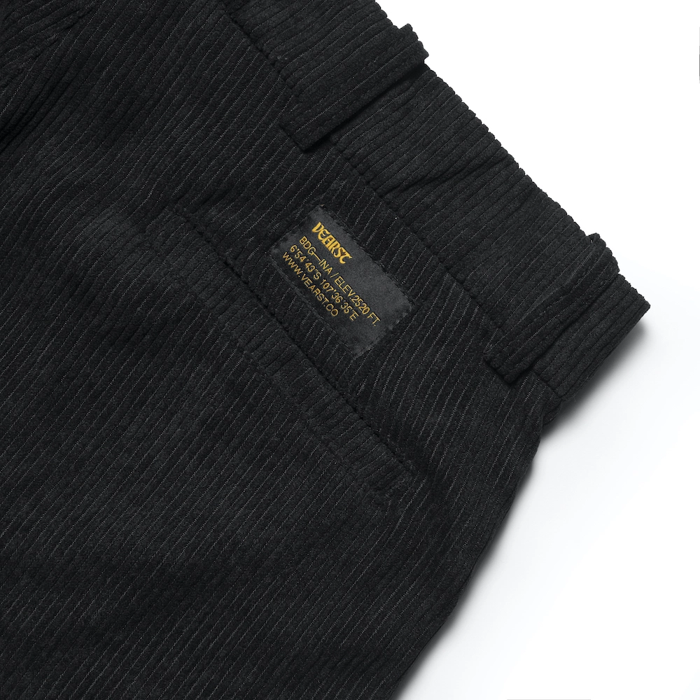 Teral Corduroy Black - Image 7